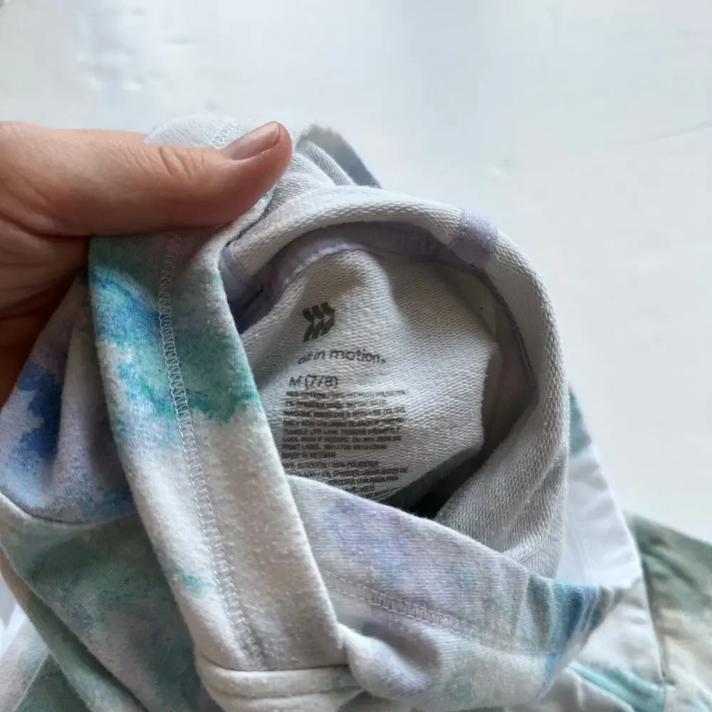 All In Motion Tie Dye Soccer Hoodie - Size Medium